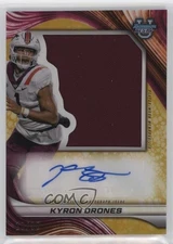 2024 Bowman U Prospect Jumbo Relic Second Honor Roll /99 Kyron Drones Auto