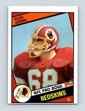 1984 Topps #381 Russ Grimm Washington Redskins Rookie