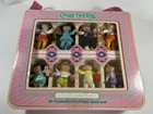 Vintage 1980s Cabbage Patch Kids Brag Bag Case 8 Mini Figures Coleco