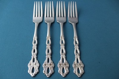Oneida CHANDELIER Dinner Forks (Set of 4) Community Stainless 7 3/8''