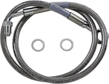 Drag Specialties Extended Stainless Steel Front Brake Line Kit 1741-5829