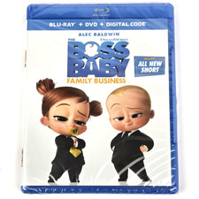 The Boss Baby Family Business Blu-Ray DVD Alec Baldwin  NEW