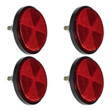 4Pcs Touring Car Lamp Reflectors Bike Reflective Piece Bicycles Reflectors Bike