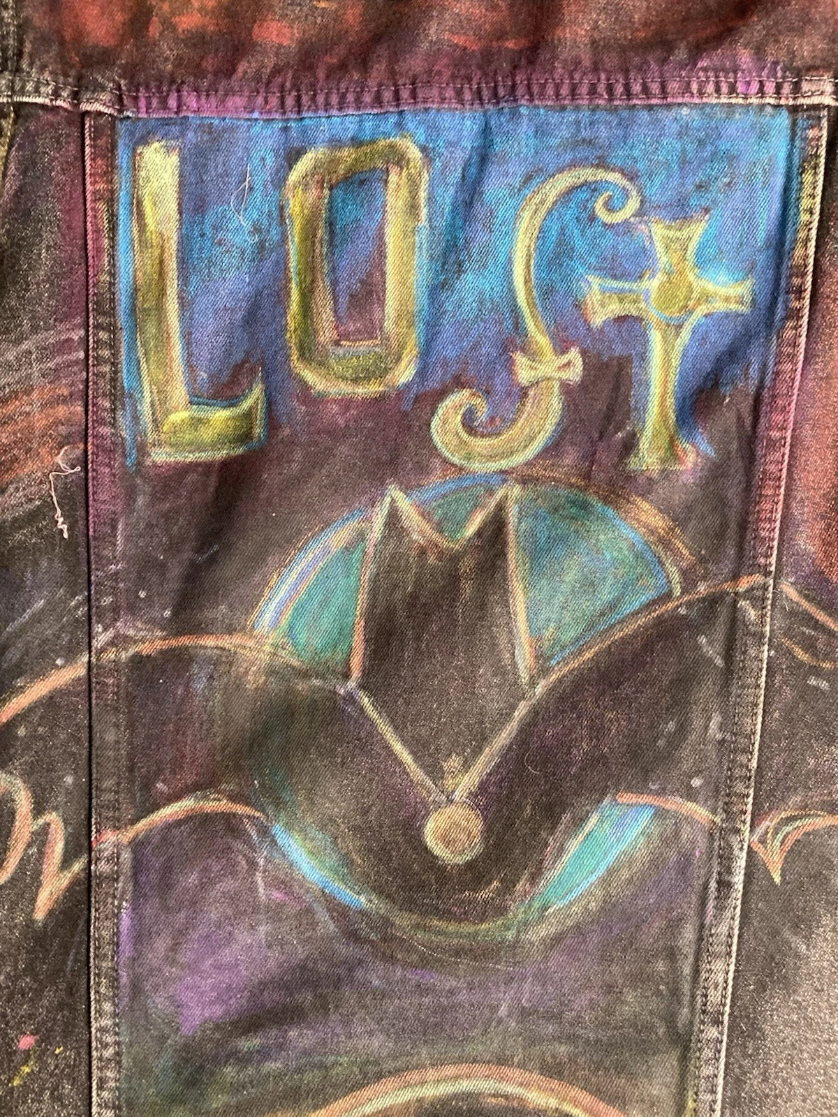 Lost Boys Warriors OOAK Tribute BATTLE VEST Upcycled hand-painted Designer COA image 7