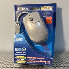 Sony USB Memory Stick Reader/Writer Optical Mouse MSAC-US5 New Sealed
