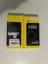 JETech Case for iPhone 14 Pro 6.1” – Black (Deep Purple) Slim Shockproof Cover