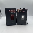 VINTAGE LANIER MODEL VIP/C CASSETTE RECORDER WITH LEATHER CASE