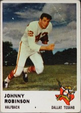 1961 Fleer #202 Johnny Robinson Football EX
