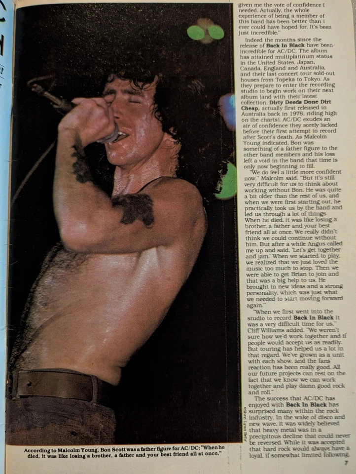 Hit Parader Magazine Spring 1982 ANNUAL Journey, Van Halen, Stones, Blondie, Who - Image 3 of 4