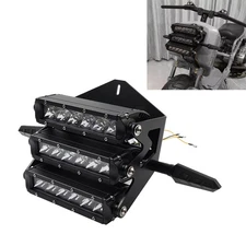 Triple Headlight Headlamp Kit For Honda Ruckus Zoomer For GY6 Scooter