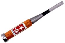 Senkichi 9mm Flat Socket Chisel White Paper Steel Wood Carving Tool