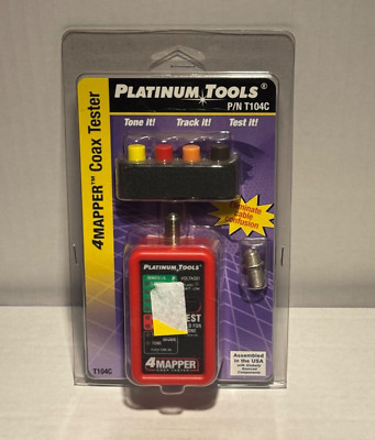 PLATINUM TOOLS T104C 4Mapper Coax Tester