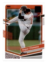 ROGER CLEMENS 2023 CLEARLY DONRUSS #12 RED #022/100 (HIS JERSEY #22) BF5627