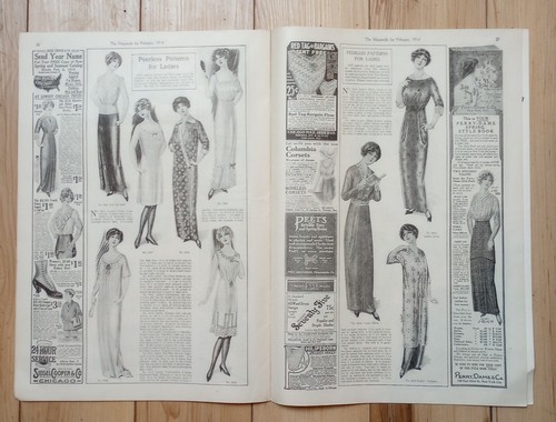 The House Wife Magazine - February 1914 - Beautiful Cover - Superb Condition - Picture 12 of 14