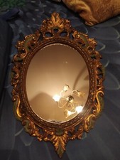 Specchio con cornice in legno - riproduzione stile Roma del '700