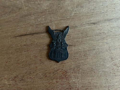 1941 FOE Watch FOB Grand Aerie Convention Deco Fraternal Order Eagles Vtg WW2 - Picture 3 of 21