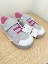 New See Kai Run Girls' Basics Monterey II Apparel Sneakers Shoes Gray Size 11