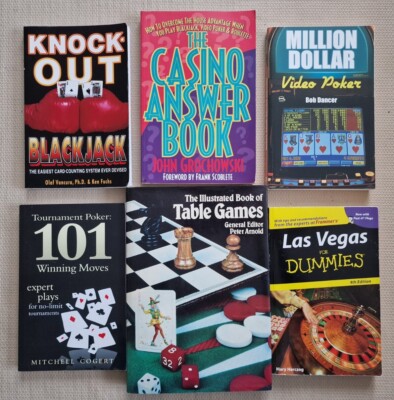 Poker Bücher Konvolut 5x Casino Antwortbuch Knock Out Blackjack 101 Winning Moves