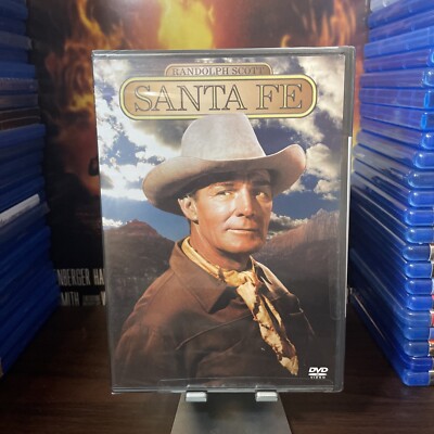 Santa Fe (DVD, 1951) Randolph Scott Western Sealed Brand New OOP