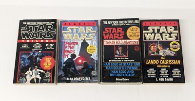 STAR WARS Classics 4 Book PB Lot: 1st Trilogy/Splinter/Han & Lando Adventures 