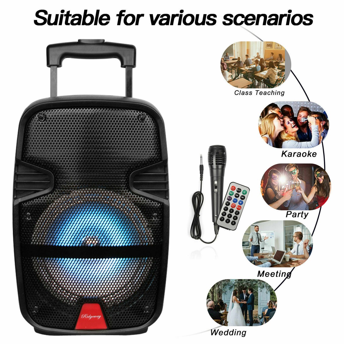 4400 Watts Wirelessly Portable Party 8
