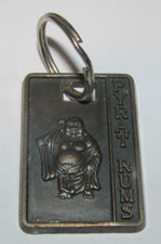 Pyrat Rums Buddha Hoti Patron Saint Of Bartenders Charm Metal Tag Keychain