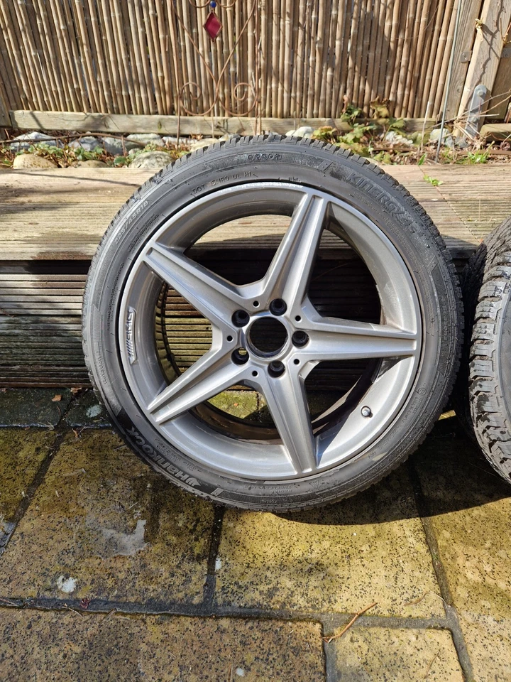 4 ORIGINAL ABS 18 ZOLL FELGEN Anthrazit  Metallic  A2054011100 7,5Jx18 H2 ET44 - Bild 3 von 4