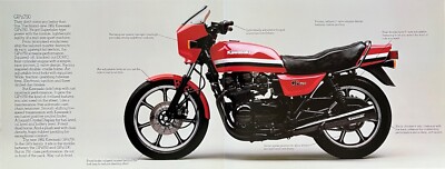 1982 Kawasaki GPz750 4-page brochure-literature GPZ 750 NOS | eBay