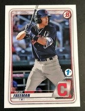 2020 Bowman Baseball First 1st Edition Prospect TYLER FREEMAN Indians #40