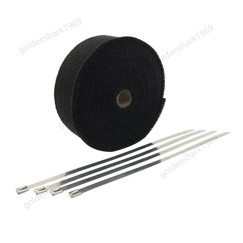 Para Yamaha XVS 1100 V Star 1100 1999-2009 Sistema de escape Negro Silenciador Puntas Deslizables Foto 2 de 4