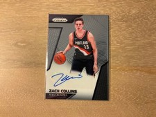 2017-18 Panini Prizm Basketball Zach Collins Rookie Signatures Auto RS-ZC