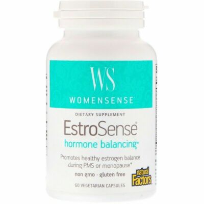 Natural Factors Womensense EstroSense Hormonausgleich 60 vegetarische Kapseln