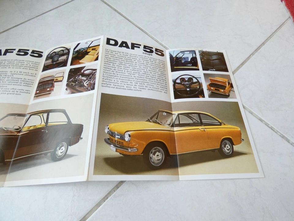 DAF 33 44 55 Gamma 1969 Catalogo Brochure Depliant Prospectus - Immagine 2 di 2