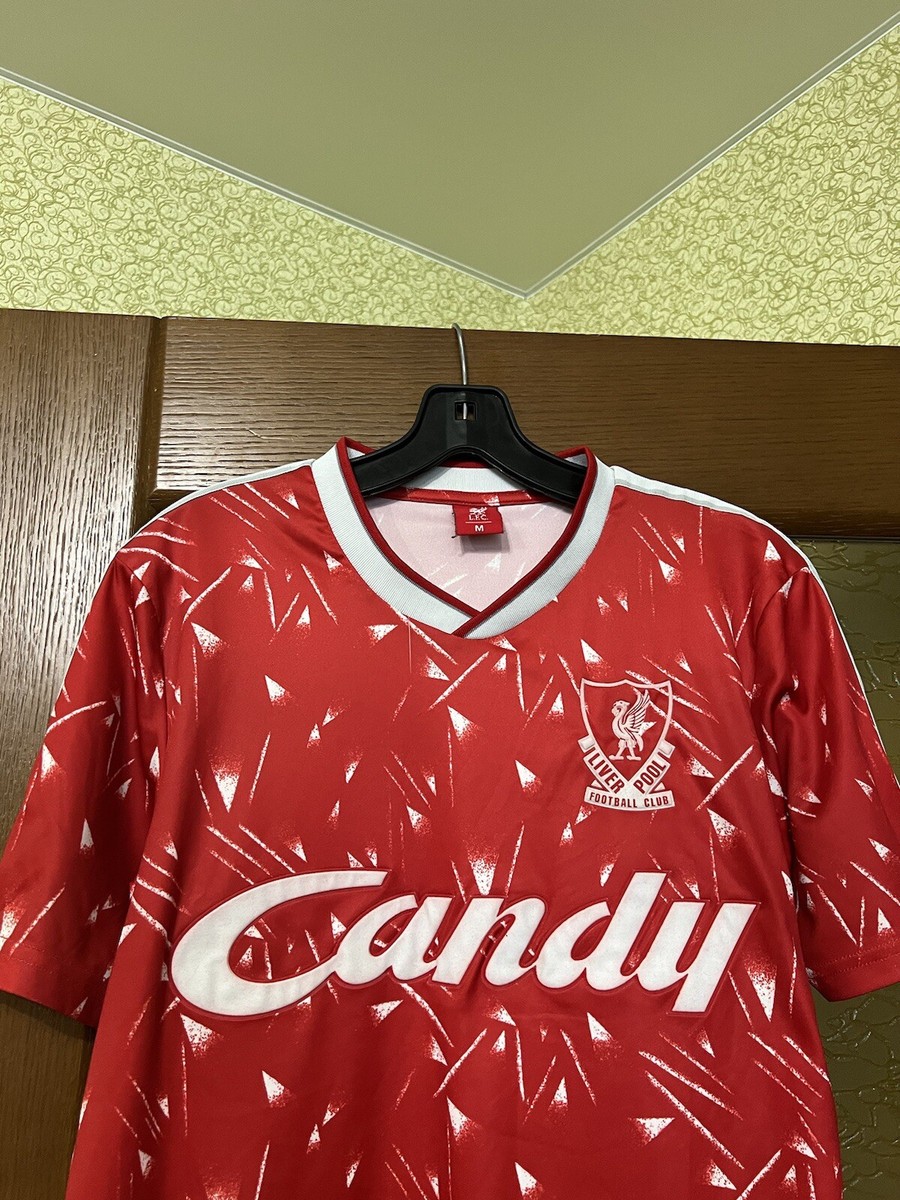 Liverpool 90s ユニフォーム Liverpool FC 1990 Official Retro Football Shirt Soccer