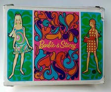 VTG 1967 Barbie  Stacey Double Doll Case Mod Era
