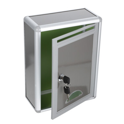 Suggestion Box Small Aluminium Alloy Mailbox Wall Mounted Letter Box With Lock