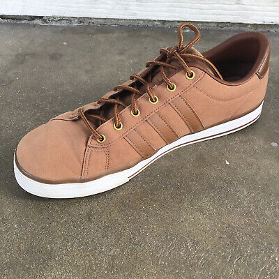 Adidas NEO Men&#039;s Daily Skateboarding Brown Sneaker Size 12 f99632 | eBay