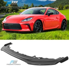 Fits 22-25 Toyota GR86 Coupe GR Style PU Black Front Bumper Lip Spoiler Splitter