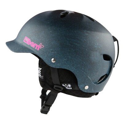 686 x Bern Lenox Snowboard Helmet (M) Indigo Denim Thrash L2WLTD71 | eBay