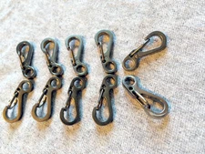 U.S. Seller 3Pcs EDC Snap Spring Clip Hook Carabiner Backpack Tactical Survival