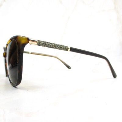 BULOVA Shantou Tortoise Sunglasses Women Cat Eye Crystal Temples‎ 54-17-140 Case Bulova Sunglasses - Etsy main image 4