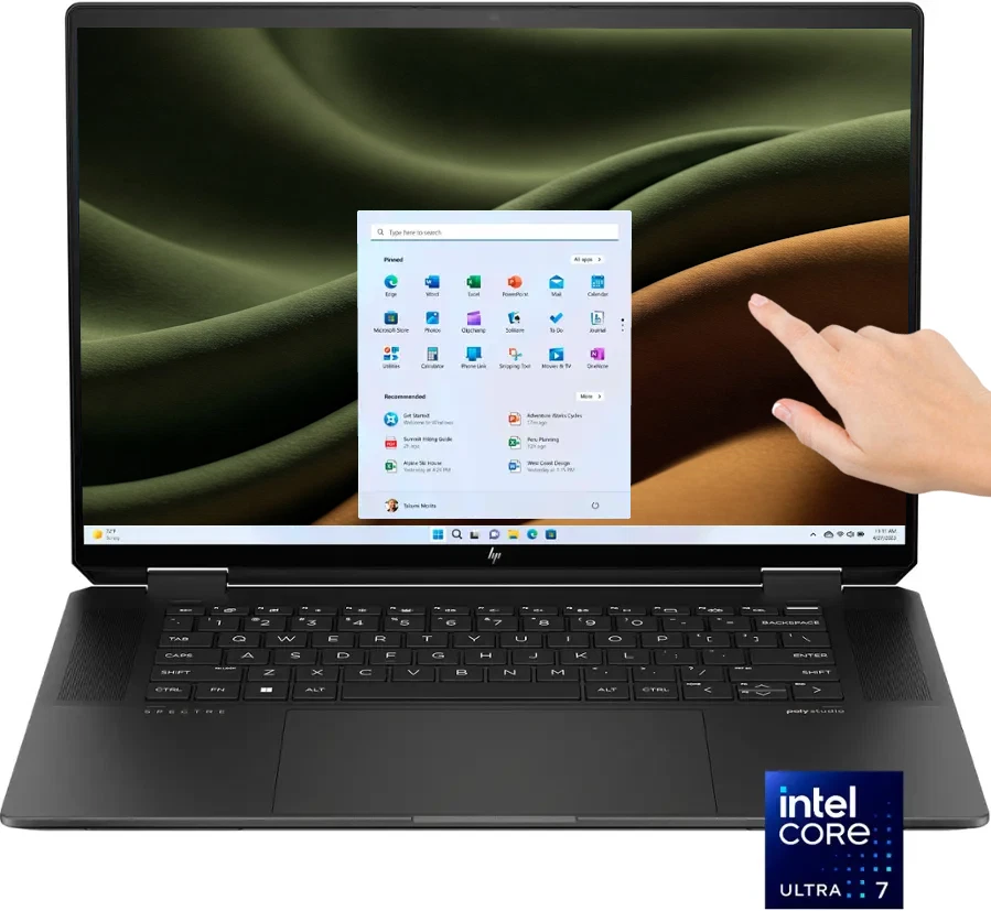 HP Spectre x360 16" 2.8K OLED Touch RTX 4050 Ultra 7-155H 32GB Ram 1TB SSD W11P