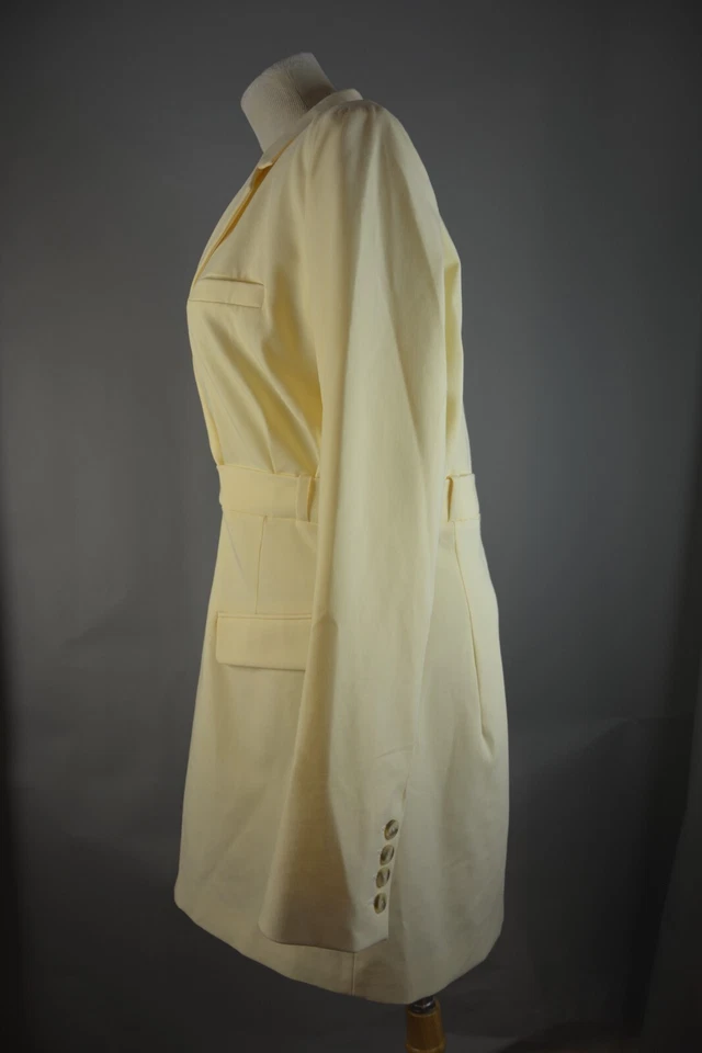 ZARA yellow blazer dress long sleeve Size L - Image 4 of 4