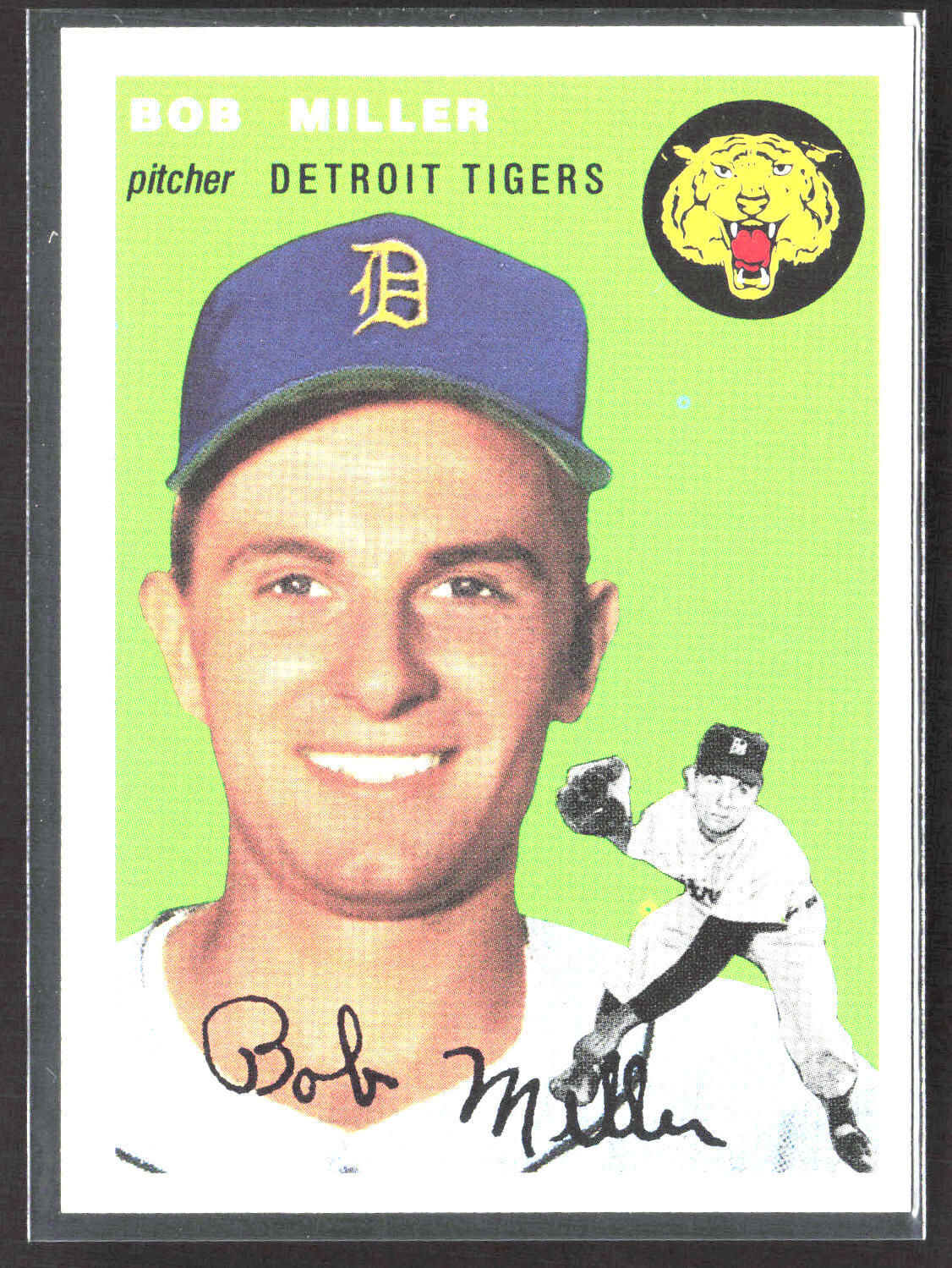 1994 1954 Topps Archives Reprint Bob Miller #241 Detroit Tigers