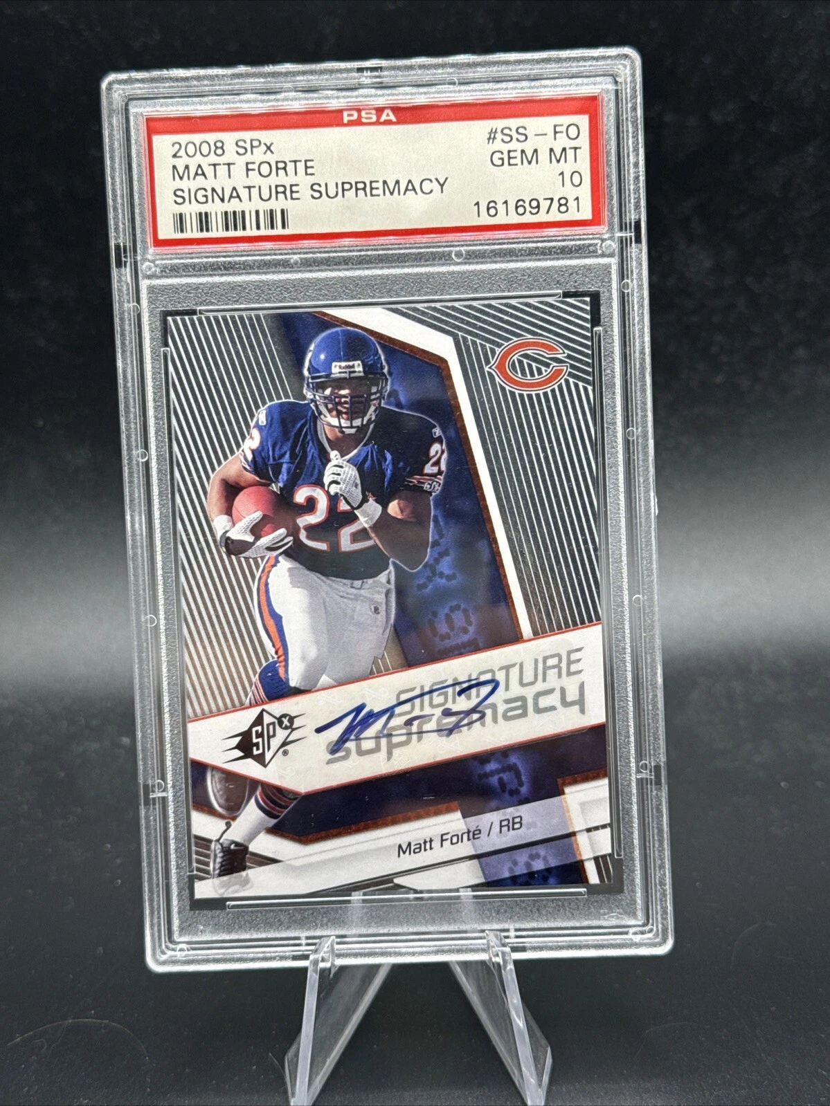 Matt Forte SPx Signature Supremacy #SSFO Base