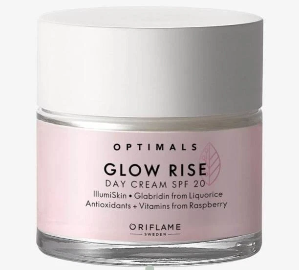 Oriflame Optimal glow rise day cream (50 ml) free shipping - Image 2 of 3