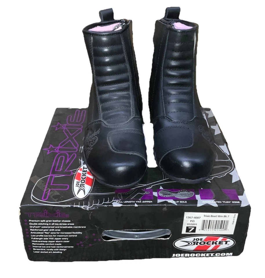 Zapatos de montar en carretera Joe Rocket Trixie talla: 7 (1367-4007) Foto 3 de 4