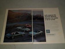 1968 PONTIAC FIREBIRD 400 CONVERTIBLE, CHEV SS 396 CAMARO ARTICLE / AD