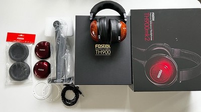Fostex TH900mk2 -Lawton Museum Redwood Burl Cups + Custom Norne Audio Cable +