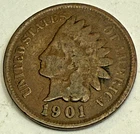 1901 Indian Head Penny